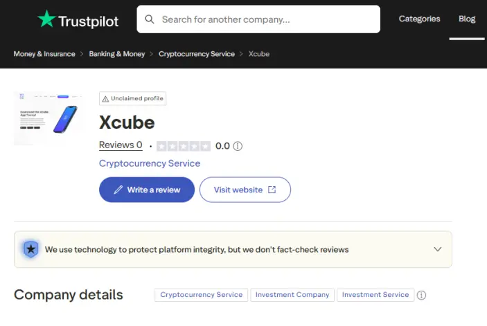 أراء المستخدمين حول شركة xCube