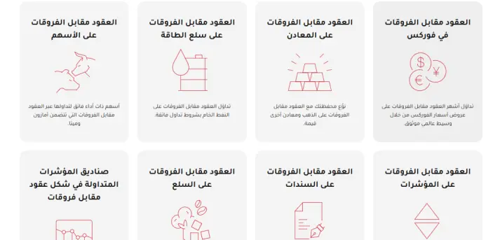 الأصول المالية لدى شركة إتش إف إم HFM