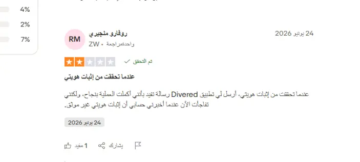 تراست بايلوت  Deriv