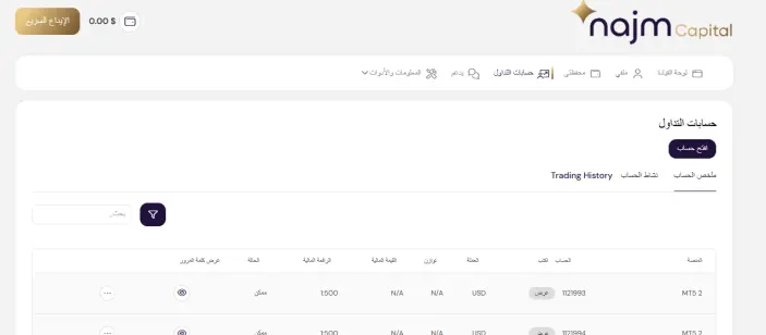 حسابات التداول في شركة Najm Capital.png