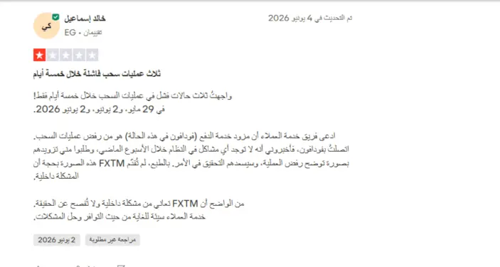 تجارب المتداولين الحقيقيين مع FXTM