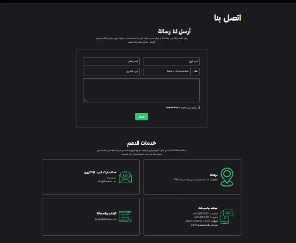 طرق التواصل مع شركة إف إكس فيو FXView