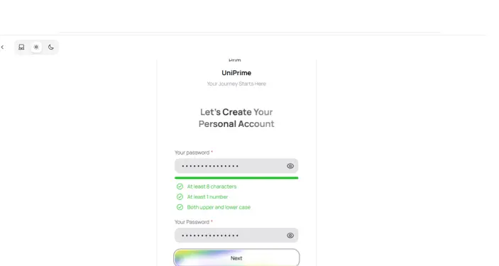 فتح حساب تداول في شركة uniprime