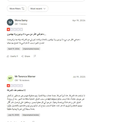 ماذا يقول العملاء عن ثاندر؟