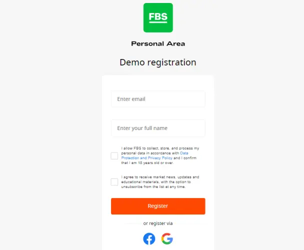 تجربة فتح حساب تداول لدى شركة FBS
