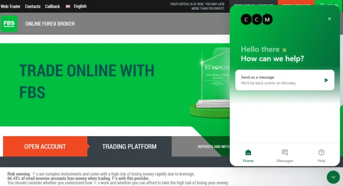 طرق التواصل مع شركة إف بي إس FBS